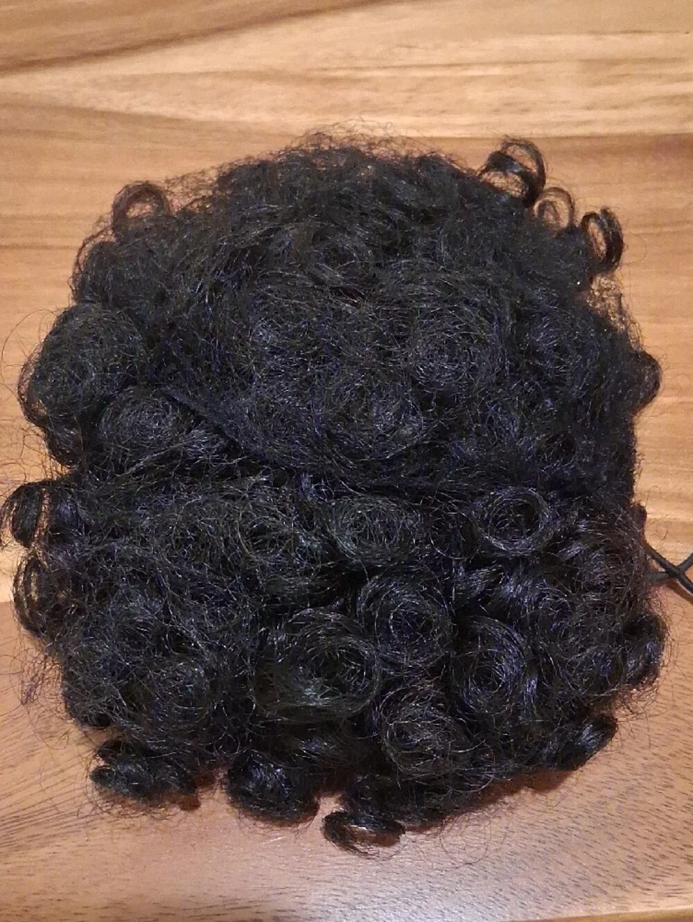 Equal Drawstring Ponytail - Afro Punk (P1B/33) - Black